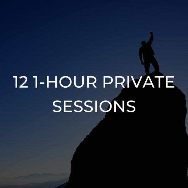 Twelve 1-Hour Private Sessions